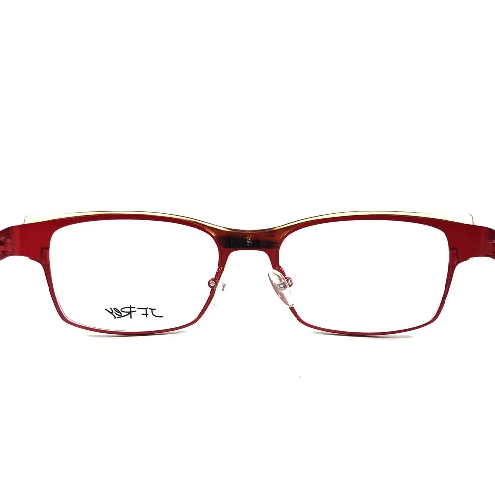 J.F. Rey Eyeglasses Frames JF2553 3090 Matte Red Brown Yellow Tortoise 52-19-140